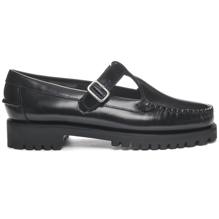 Moc Woman GEORGINA LUG WOMAN Moccasin BLACK Photo (jpg Rgb)			