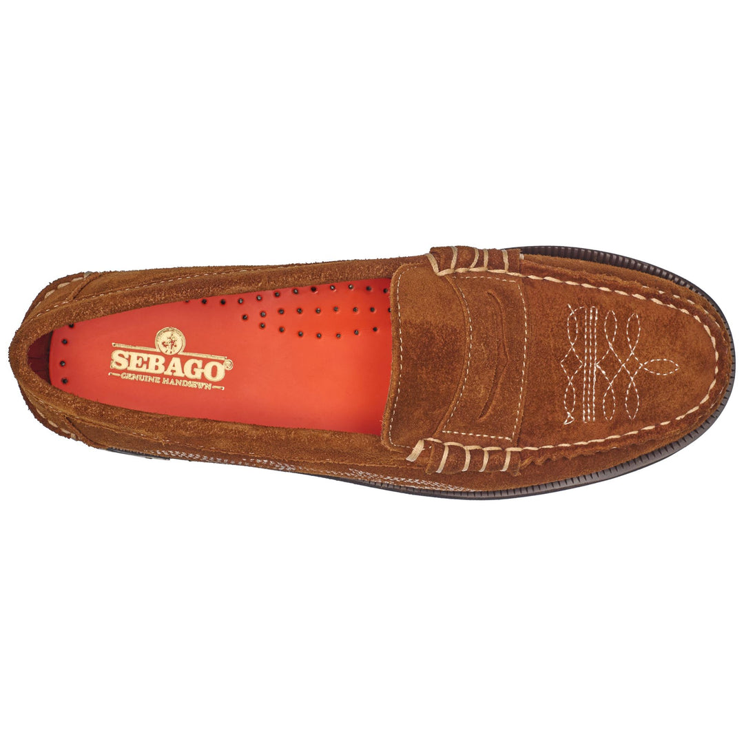 Moc Woman DAN DALLAS WOMAN Moccasin BROWN COGNAC Dressed Back (jpg Rgb)		