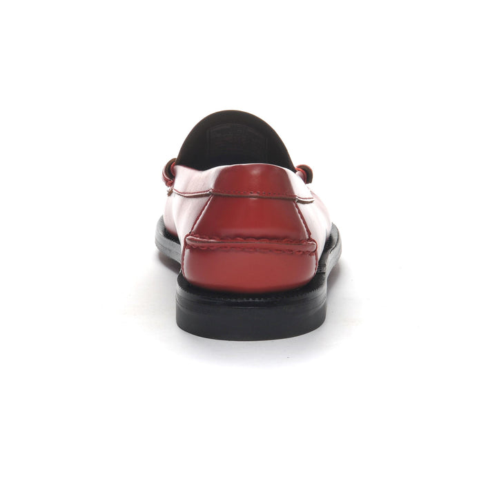 Moc Woman CLASSIC DAN GAMBLING WOMAN Moccasin DK RED- WHITE-BLACK SPADES CLUBS Detail (jpg Rgb)			