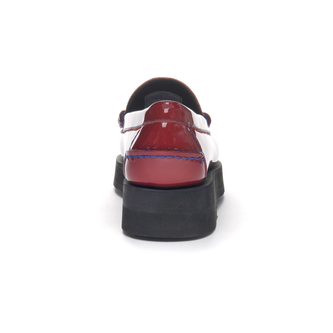 Moc Woman KARA WOMAN Moccasin RED-BLUE NEON Detail (jpg Rgb)			