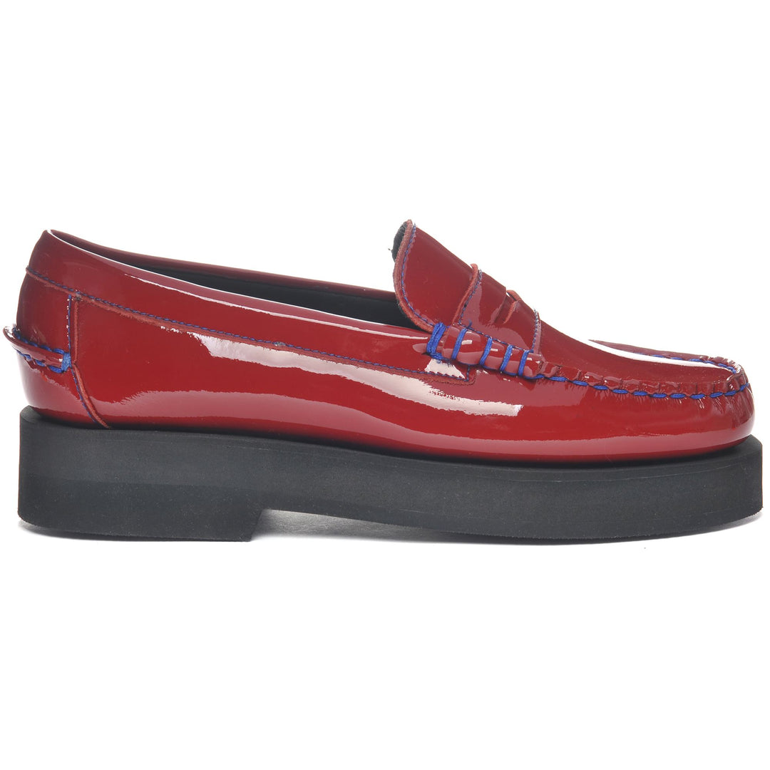 Moc Woman KARA WOMAN Moccasin RED-BLUE NEON Photo (jpg Rgb)			