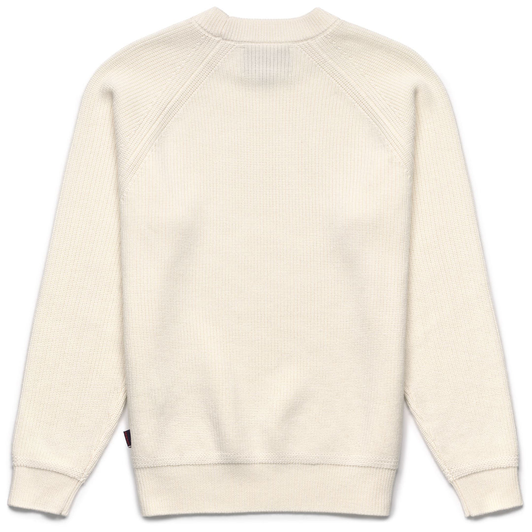 Knitwear Unisex FORTKENT Jumper WHITE NATURAL Dressed Front (jpg Rgb)	