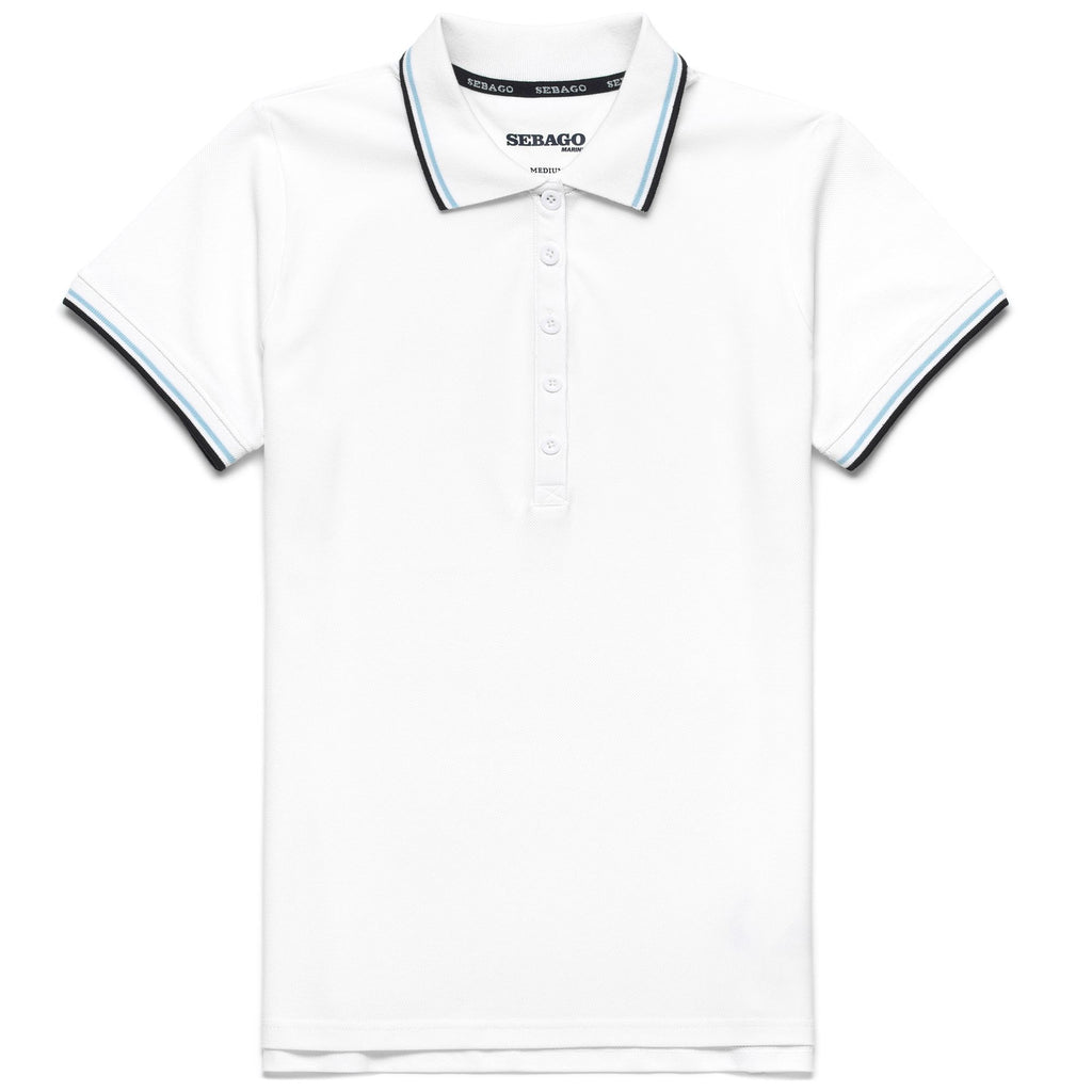 Lady white placket outlet polo