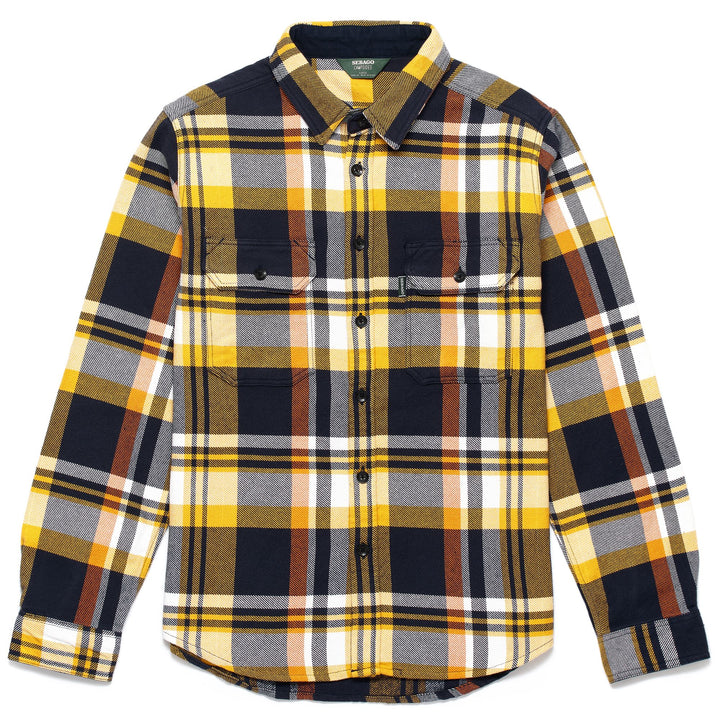 OVERSHIRT Unisex BOWDOIN OVERSHIRTS YELLOW-BLUE-OFFWHITE-ORANGE Photo (jpg Rgb)			