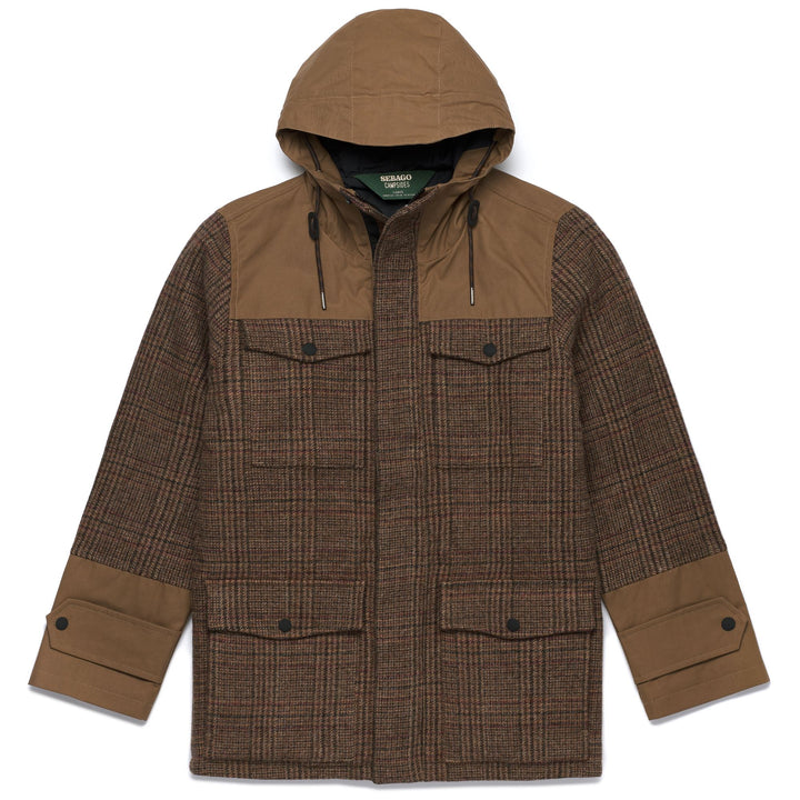 Jackets Unisex ALLAGASH TWEED 3/4 LENGTH BEIGE-BROWN TWEED Photo (jpg Rgb)			