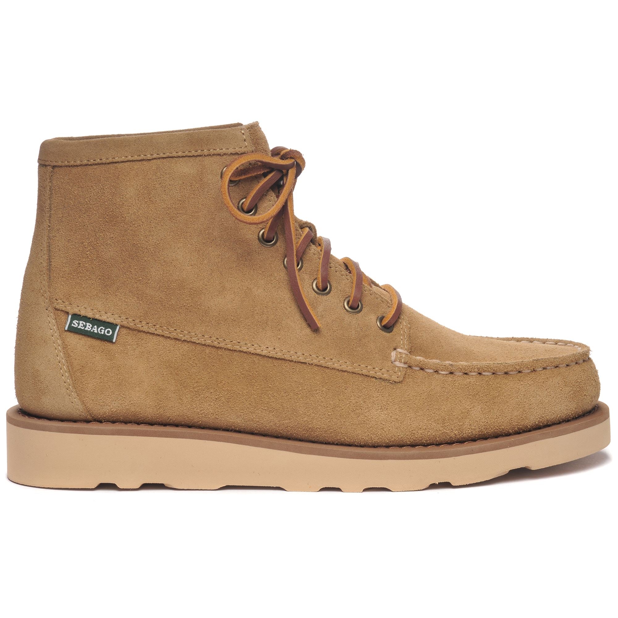 Moc Man TALA MID SUEDE Mid Cut BEIGE CAMEL – Sebago.com