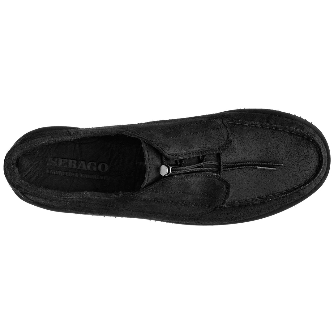 Moc Man COVERDECK Moccasin BLACK Dressed Back (jpg Rgb)		