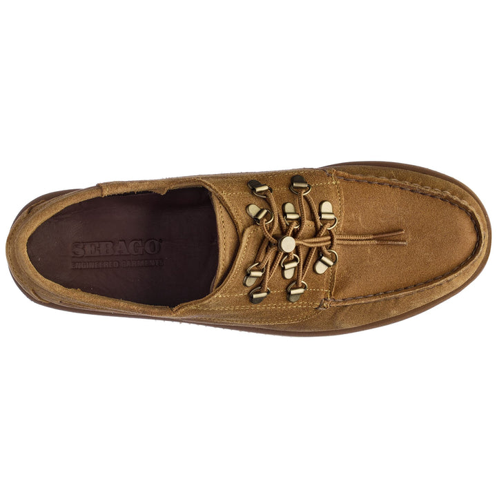 Moc Man OVERLAP Moccasin BEIGE TAFFY - BEIGE SAND Dressed Back (jpg Rgb)		