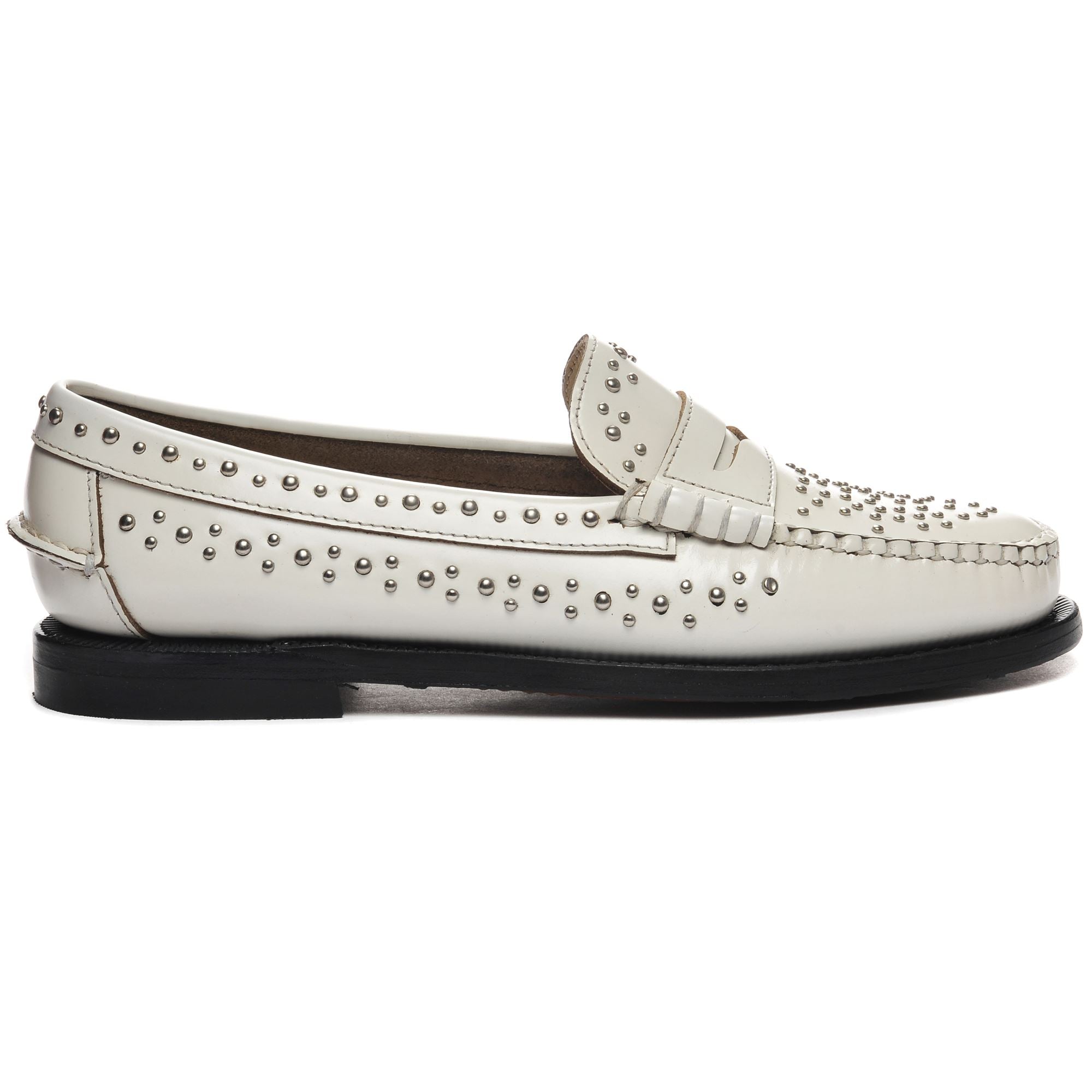 Moc Woman DAN STUDS WOMAN Moccasin WHITE – Sebago.com